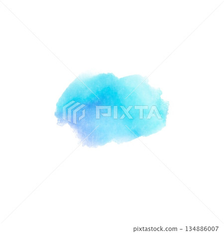 淺藍色水彩標題 134886007