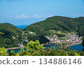 Kumano City, Mie Prefecture - View of Kumano City from Matsumoto Pass on the Kumano Kodo Trail 134886146