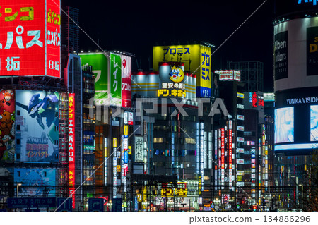 新宿大護衛隊的夜景 新宿大護衛隊的夜景 134886296