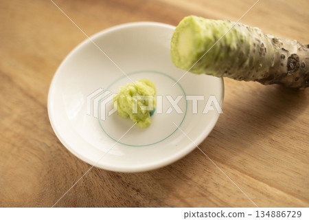 Grated wasabi Grated wasabi 134886729