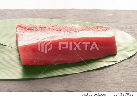 Bluefin tuna lean meat fence Bluefin tuna lean meat fence 134887052