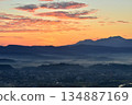 Sea of clouds in the Isa Basin from the summit of Torigamioka (Isa Fuji) 134887169