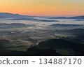 Sea of clouds in the Isa Basin from the summit of Torigamioka (Isa Fuji) 134887170