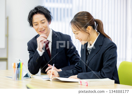 補習班、高中生、一對一教學 134888177