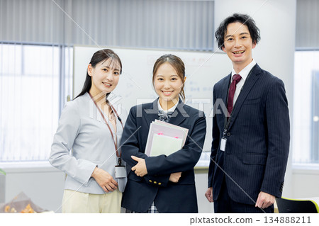 Cram school teacher student Cram school teacher student 134888211