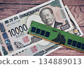 Memory and Japanese money 134889013