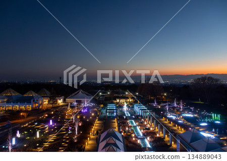 群馬花卉公園燈光秀,群馬縣前橋市 群馬花卉公園燈光秀,群馬縣前橋市 134889043