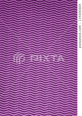 Wavy abstract curve macro pattern with rough texture 134890804