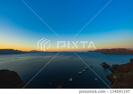 Beautiful landscape of Santorini Beautiful landscape of Santorini 134891197