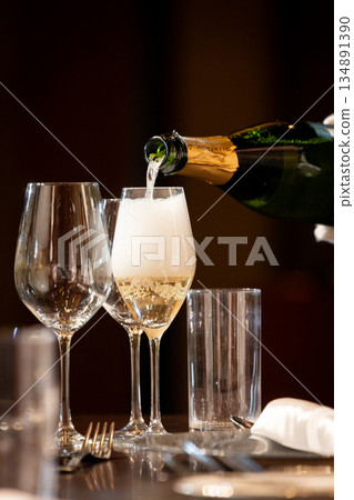 Champagne is a must for any party event 134891390