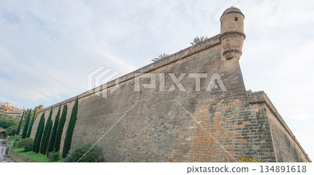 Old bastion of Sant Pere in Palma, Majorca, Spain. Old bastion of Sant Pere in Palma, Majorca, Spain. 134891618