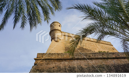 Old bastion of Sant Pere in Palma, Majorca, Spain. Old bastion of Sant Pere in Palma, Majorca, Spain. 134891619