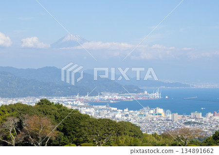 十一月從靜岡眺望富士山 十一月從靜岡眺望富士山 134891662
