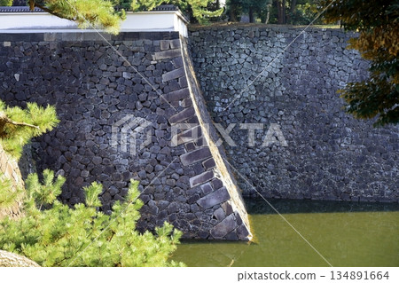 皇宮外花園的石牆 皇宮外花園的石牆 134891664