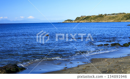 Winter in Wada Nagahama on the Miura Peninsula 134891946