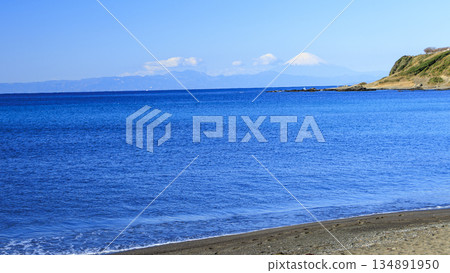 Winter in Wada Nagahama on the Miura Peninsula Winter in Wada Nagahama on the Miura Peninsula 134891950