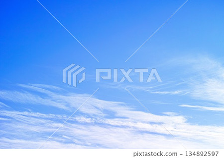 Blue sky and cloud image 134892597
