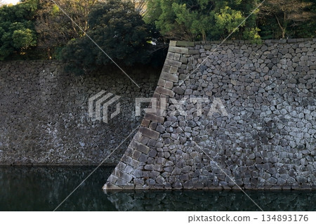 Stone walls of the Imperial Palace Outer Gardens Stone walls of the Imperial Palace Outer Gardens 134893176