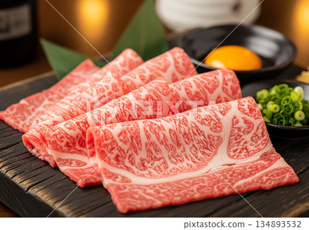 大理石牛肉 134893532
