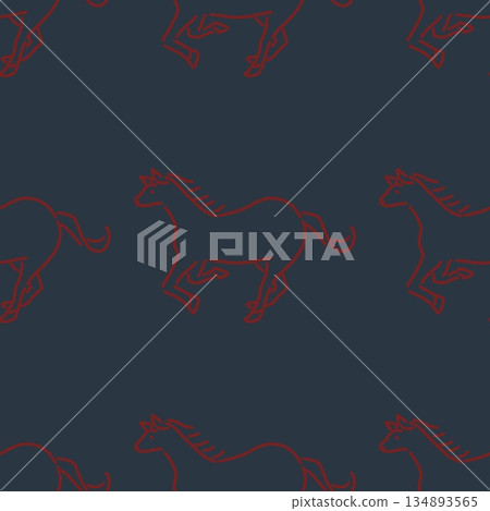 Horse pattern Horse pattern 134893565