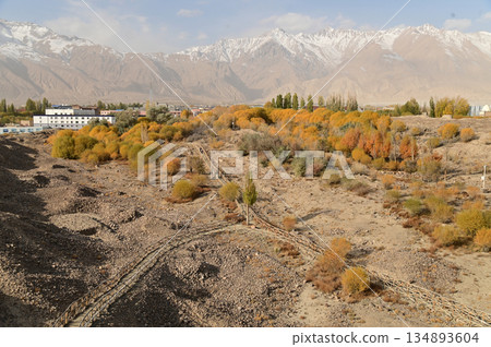 The Tashkurgan Stone City was a small fortified city with multiple layers of walls. Today, some of the walls have collapsed, leaving behind a unique sight of piles of stones and ruins. The Tashkurgan Stone City was a small fortified city with multiple layers of walls. Today, some of the walls have collapsed, leaving behind a unique sight of piles of stones and ruins. 134893604