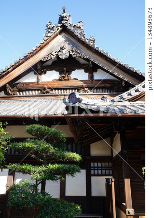 Kuri of a Zen temple in Kyoto Kuri of a Zen temple in Kyoto 134893673