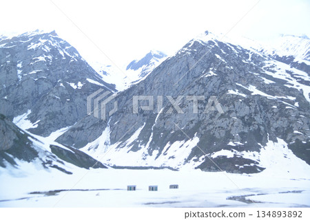 Zero Point is a viewpoint located in Sonamarg, Kashmir, India. Located at an altitude of 4,200 meters above sea level, it is known for its beautiful scenery of vast grasslands and snow-capped Himalaya Zero Point is a viewpoint located in Sonamarg, Kashmir, India. Located at an altitude of 4,200 meters above sea level, it is known for its beautiful scenery of vast grasslands and snow-capped Himalaya 134893892