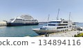 The restaurant ship Concerto and the cruise ship Azamara Pursuit, which arrived at Kobe Port for the first time 134894116
