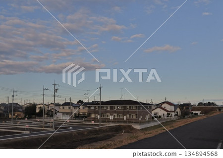 昭和元旦的住宅區 134894568