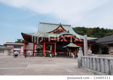 Historic Japanese Temple with Traditional Architecture Historic Japanese Temple with Traditional Architecture 134895511