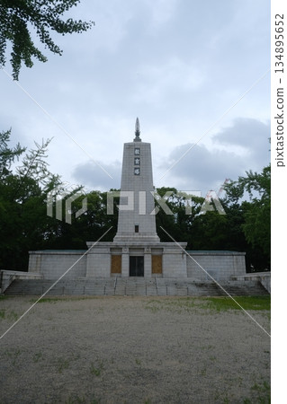 Historic Monument Standing Amidst Greenery Historic Monument Standing Amidst Greenery 134895652