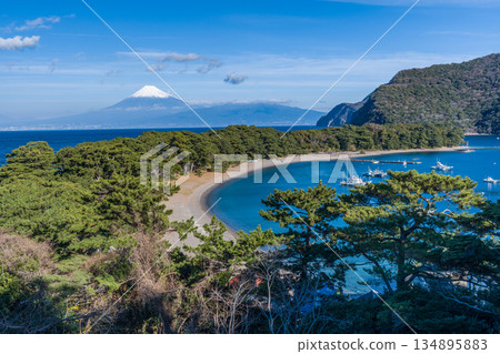 Morokuchi Shrine Torii, Suruga Bay and Mt.Fuji "Toda, Numazu City" Morokuchi Shrine Torii, Suruga Bay and Mt.Fuji "Toda, Numazu City" 134895883