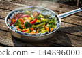 Freshly steamed vegetables 134896000