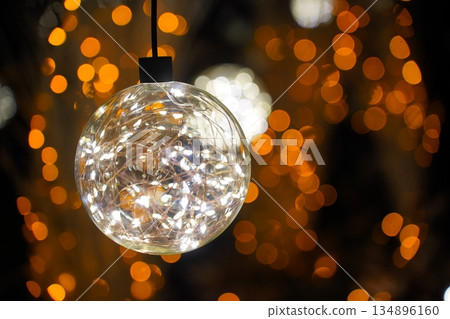 Christmas tree illumination 134896160