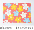 Red hibiscus placemat 134896451