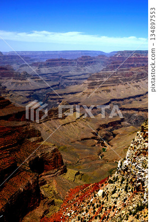 Hazy Sky Day At The Grand Canyon Arizona Hazy Sky Day At The Grand Canyon Arizona 134897553