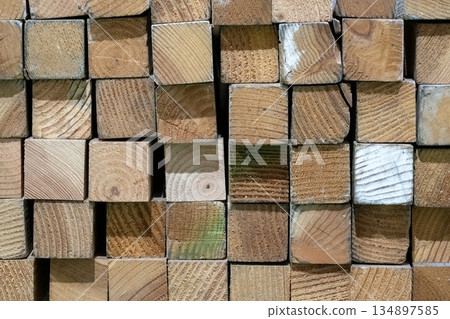 Stacked wooden rings Stacked wooden rings 134897585