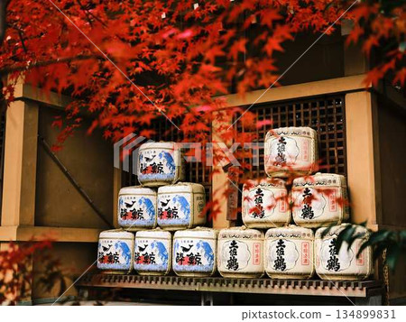 Nara Prefecture Autumn leaves Nara Prefecture Autumn leaves 134899831