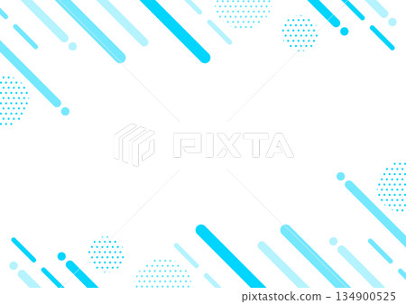 Geometric pattern frame background material A4 size A3 size silver ratio transparent 134900525