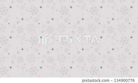 Seamless snowflake background illustration in gray Seamless snowflake background illustration in gray 134900776