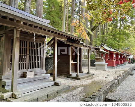 【山梨縣】富士淺間神社的附屬神社、下屬神社以及絢麗多彩的秋葉 134900822