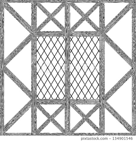 Vintage window frame in country house or cabin. Hi-res (8000x8000) texture. Vintage window frame in country house or cabin. Hi-res (8000x8000) texture. 134901546