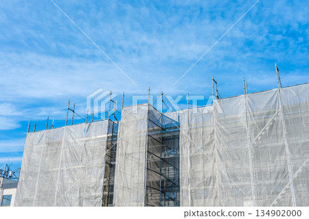 楔形鷹架及施工現場 楔形鷹架及施工現場 134902000