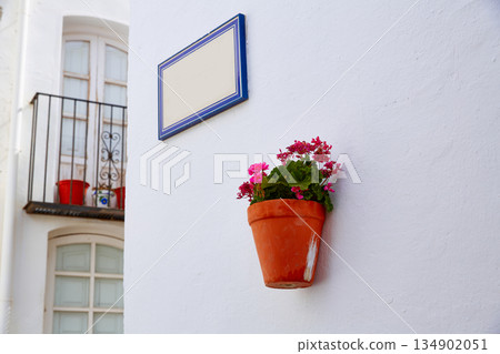 Mojacar Almeria white Mediterranean village Spain Mojacar Almeria white Mediterranean village Spain 134902051