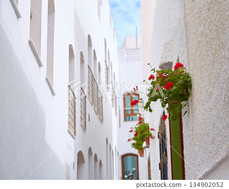 Mojacar Almeria white Mediterranean village Spain 134902052