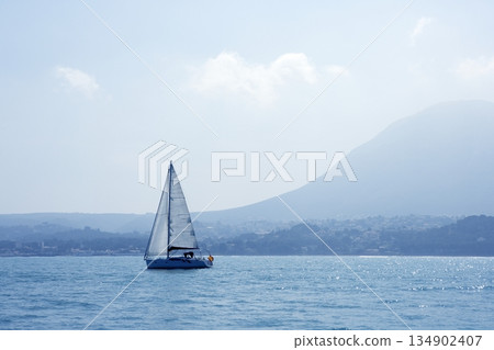 San Antonio Cape sailing sailboat in Denia San Antonio Cape sailing sailboat in Denia 134902407