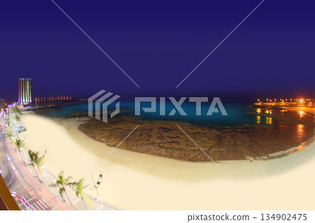 Arrecife Lanzarote Playa del Reducto beach Arrecife Lanzarote Playa del Reducto beach 134902475