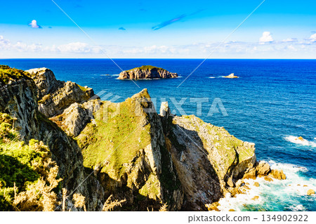 Coast at the Cabo de Penas in Asturias, Spain 134902922