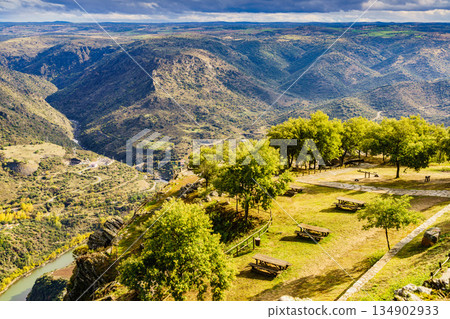 Penedo Durao lookout in Portugal Penedo Durao lookout in Portugal 134902933