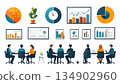 Business icon set for presentations and documents 134902960